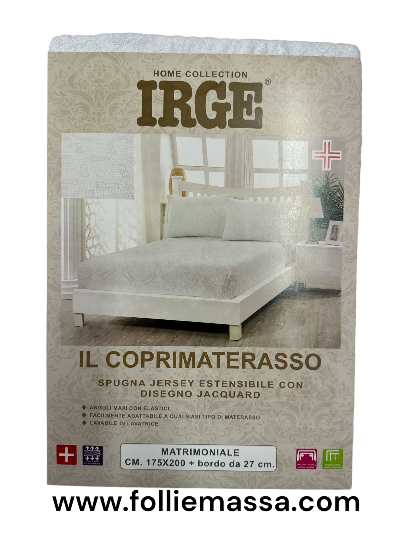 Coprimaterasso Spugna Jersey  Sanitario IRGE