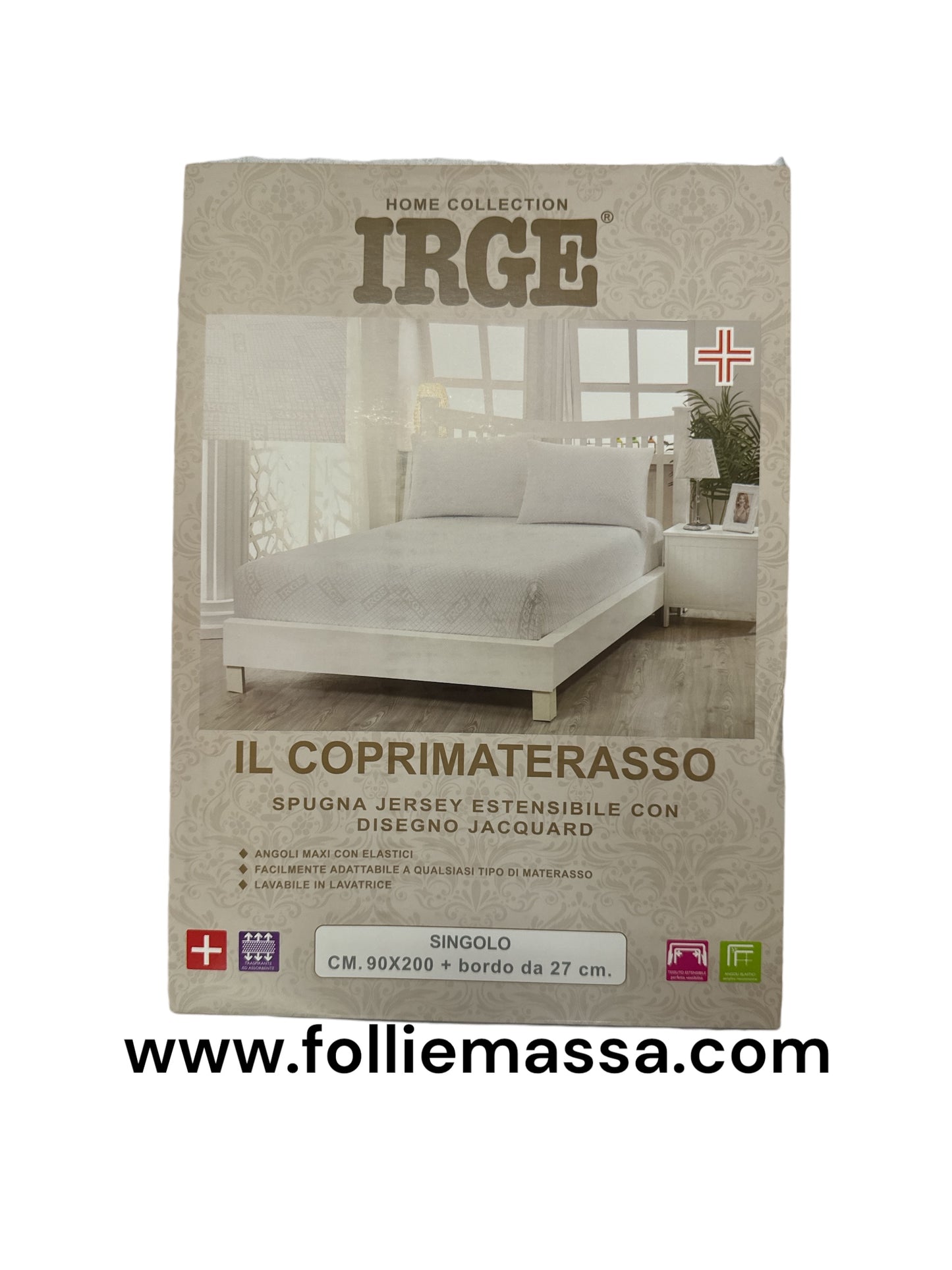 Coprimaterasso Spugna Jersey  Sanitario IRGE