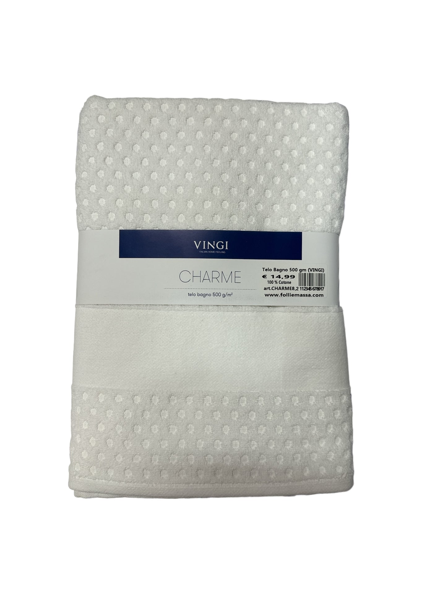 Asciugamano Telo Bagno 100% Cotone 500gr Hotel e BeB Art. Charme